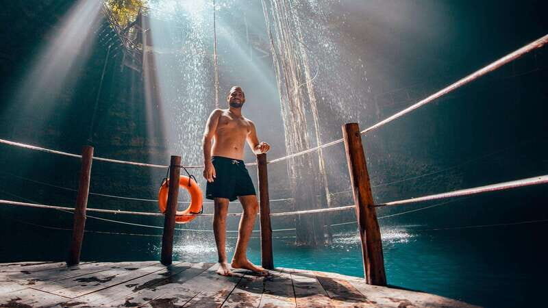 Visit Ek Balam, Mayan Ruins, Cenote, Box lunch in the town of Valladolid. - Refreshing Cenote Swim: Nature’s Cool Down
