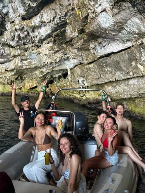 Vlore:Sazan Island & Haxhi Ali Cave Boat Tour 16Pax On Board - The Sum Up