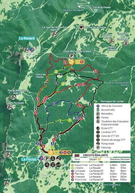 VTTAE rental in Chambéry - Savoie Grand Revard shuttle service - Discovering Chambéry’s Mountain Trails with Electric Bikes
