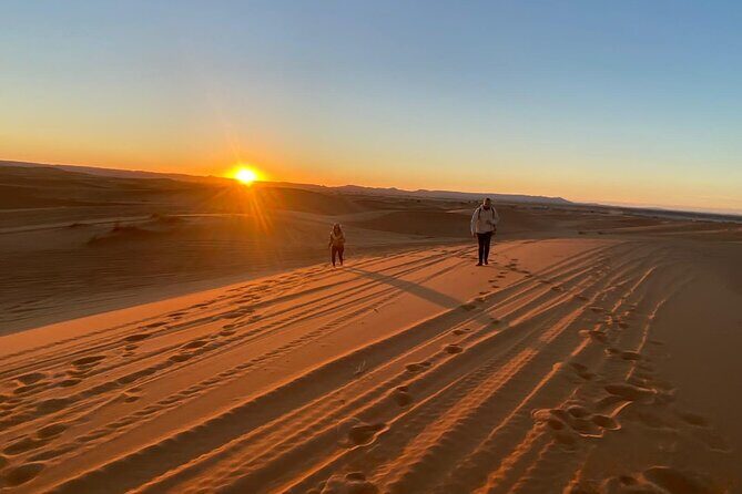 Walking Trip Sunset Into Erg Chebbi Dunes, With Local Guide. - Key Points