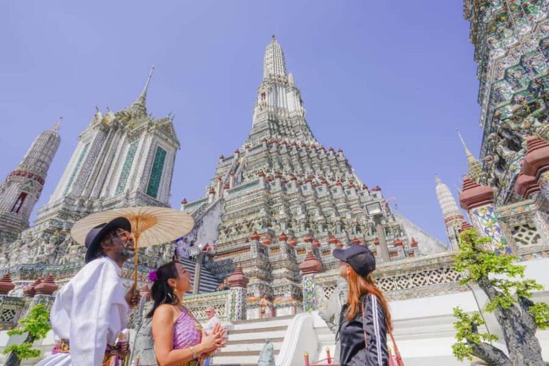 Wat Pho, Wat Arun & Flower Market Walking Tour in Bangkok - Cultural Insights and Delicious Thai Cuisine