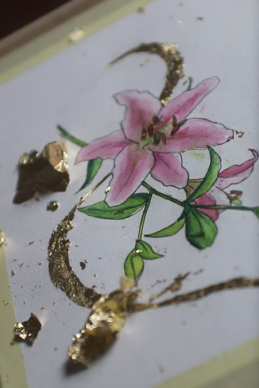 watercolor-painting-with-gold-leaf-workshop