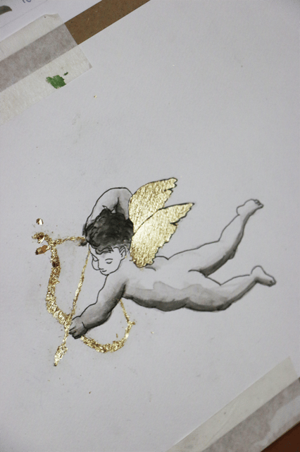 watercolor-painting-with-gold-leaf-workshop