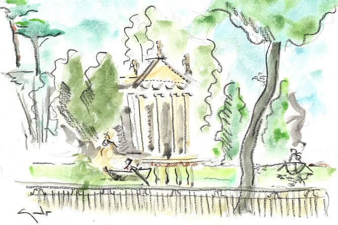 watercolor-private-tour-at-villa-borghese-rome-with-guido