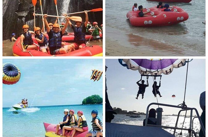 Watersport activity Ocean walker, Parasailing Adventure & Banana Boat - The Experience and Safety