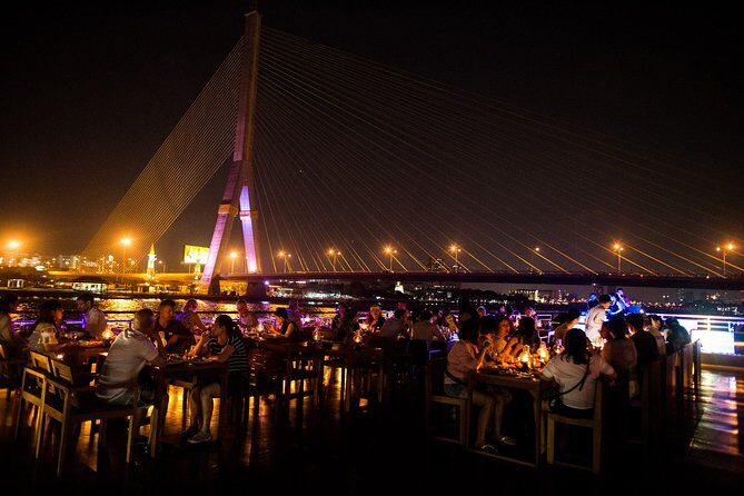White Orchid Dinner Cruise from Bangkok with Pickup & Live Music - Key Points