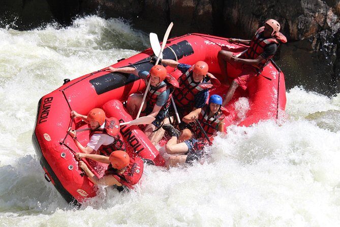 White Water Rafting & Swimming under the Falls - The Thrill of White Water Rafting on the Zambezi