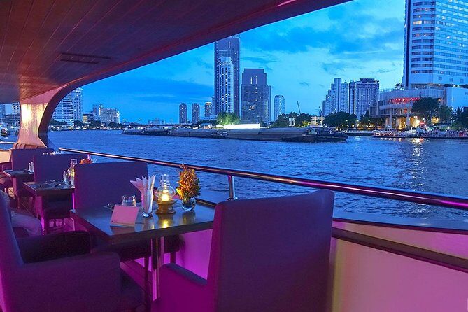 Wonderful Pearl Luxury Dinner Cruise with Live Music & Transfer - Setting Sail for Bangkok’s Nightlife