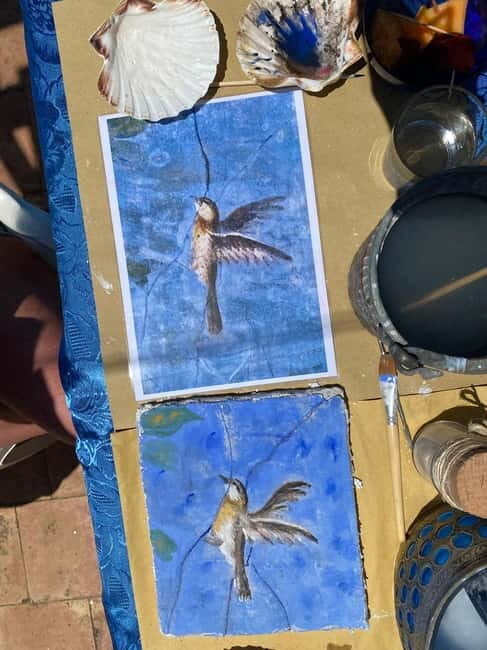 Workshop Fresco Painting & Aperitivo Seaview - A Creative Journey into Italy’s Artistic Past