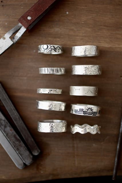 workshop-making-a-silver-ring-with-stamps-and-textures