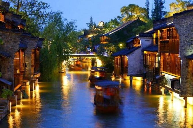 Wuzhen Ancient Water Town Private Night Tour from Hangzhou with Dinner Option - Exploring the Wuzhen Ancient Water Town Night Tour from Hangzhou