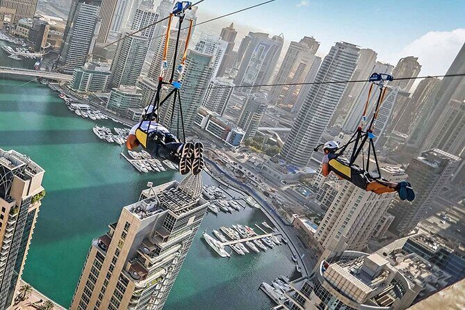 Xline Dubai Marina Zipline Experience With Transfers Option - An Exciting Perspective on Dubai: The XLine Dubai Marina Zipline Experience