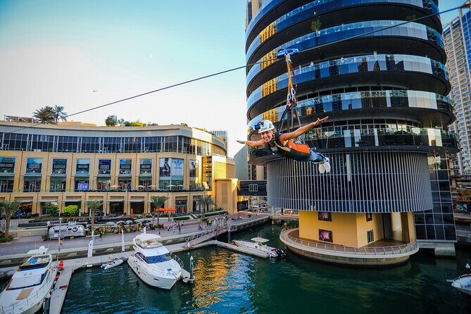 XLine Dubai Marina Zipline Ride with Transfers Options - The Transfer and Meeting Points