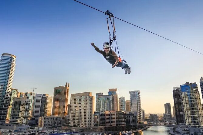 XLine Dubai Marina Zipline Ride with Transfers Options - FAQs