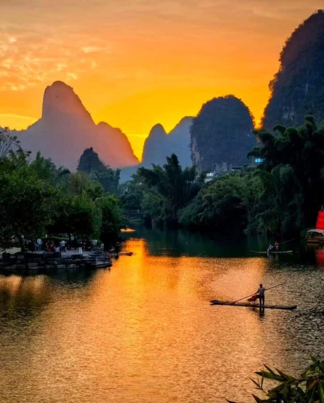 Yangshuo: Sunset & Scenic Afternoon Tour with pickup - Key Points