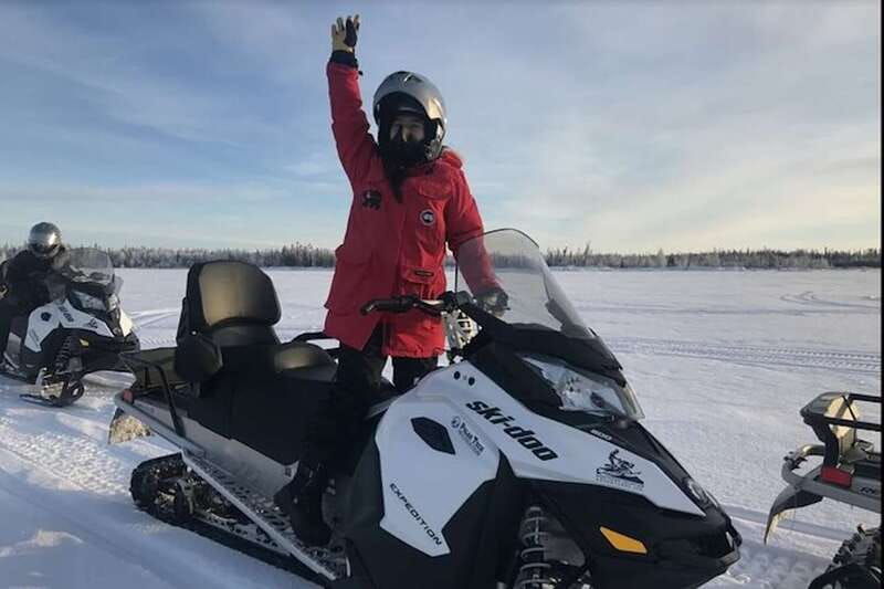 yellowknife-backcountry-snowmobile-tour-with-winter-gear