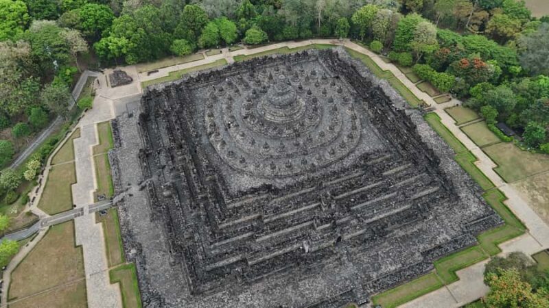 Yogyakarta Kedung Kayang Waterfall & Borobudur Drone Trip - Key Points