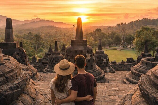 Yogyakarta VIP Sunrise from inside Borobudur and Prambanan temple - Key Points