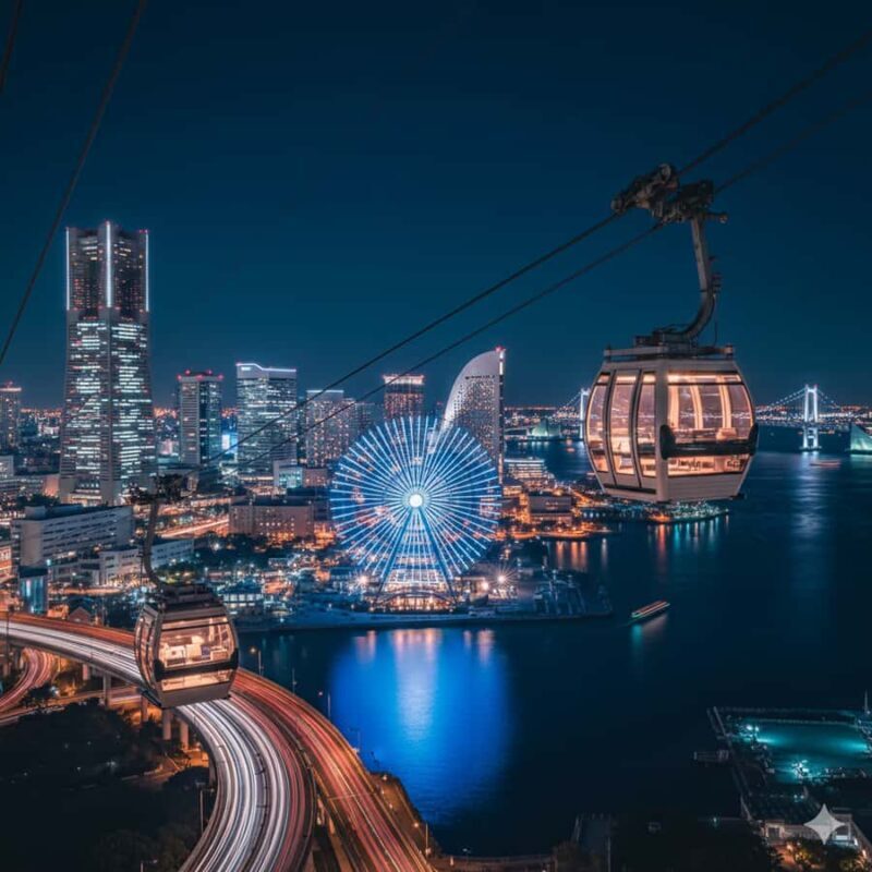 Yokohama Minatomirai: Bay Area Night Tour with Guide - Key Points