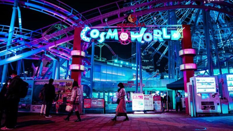 Yokohamas Best Views: Cosmo World Thrills & Bayside Dining - Key Points