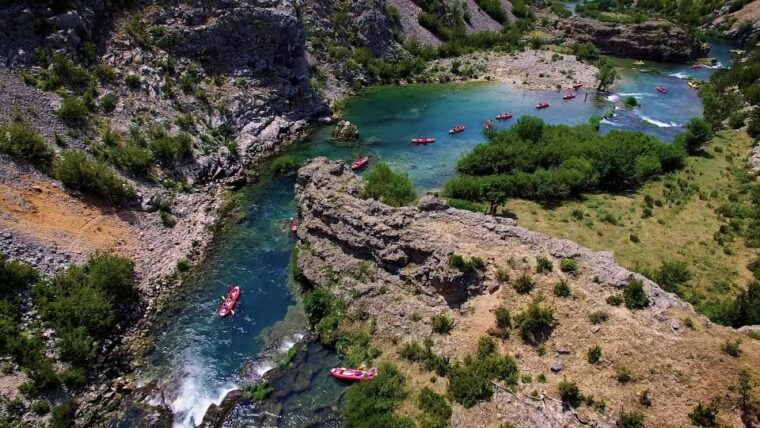 zadar-river-zrmanja-guided-kayak-safari-waterfalls