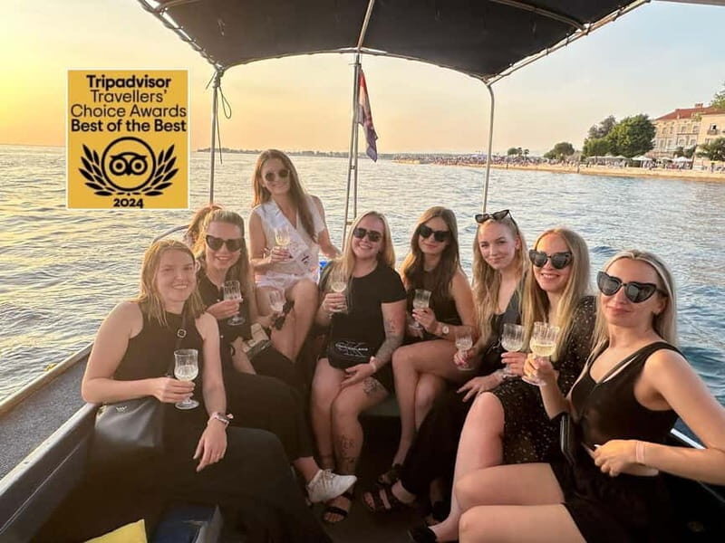 Zadar: Sunset Cruise with unlimited champagne - Key Points
