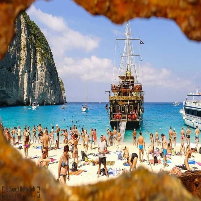 Zakynthos Main Port: Full-Day Cruise by Unique Pirate Ship - An Authentic and Scenic Day on the Water  