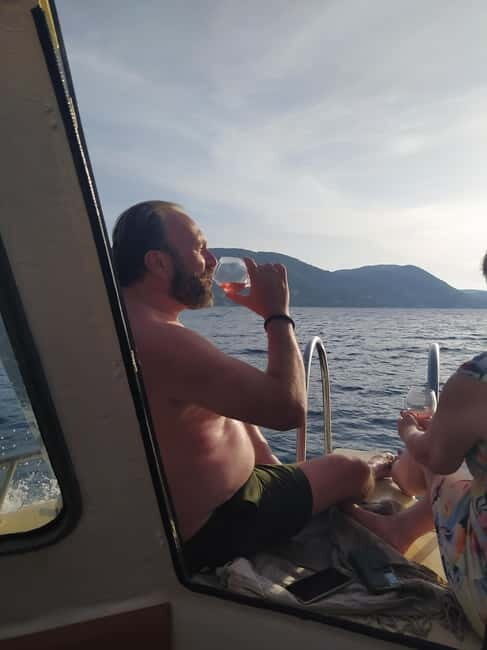 Zakynthos: Sunset Cruise to Myzithres with Wine & transfer - Key Points