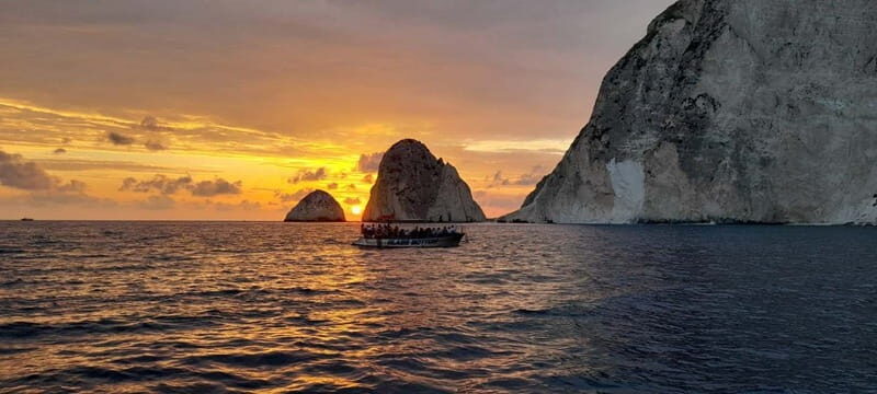 Zakynthos: Sunset Cruise to Myzithres with Wine & transfer - An Authentic Taste of Zakynthos from the Water