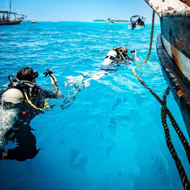Zanzibar 2 Days PADI Scuba Diver Course (+ 2 OW Dives) Tour - The Lunch & Refreshments