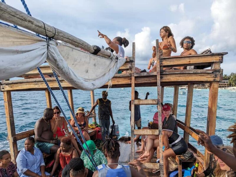 Zanzibar: African Sunset Boat Party in Zanzibar Music, Views - What to Expect from the Sunset Boat Cruise