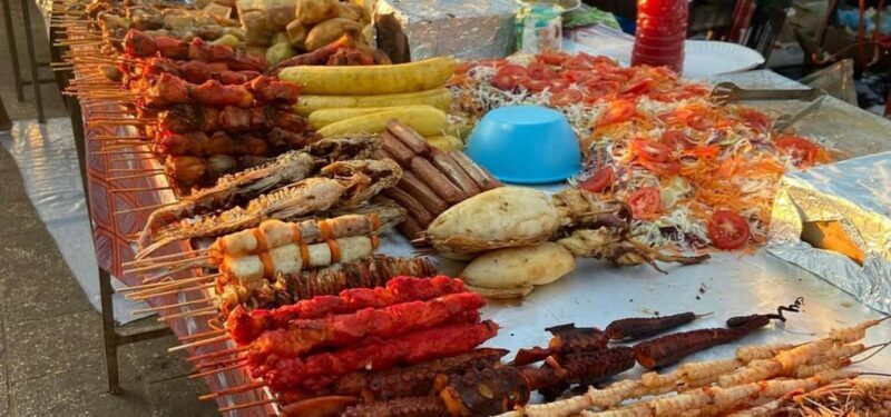 Zanzibar: Stone town tour, Prison island & night food market - Savoring Zanzibar’s Flavors at Forodhani Night Food Market