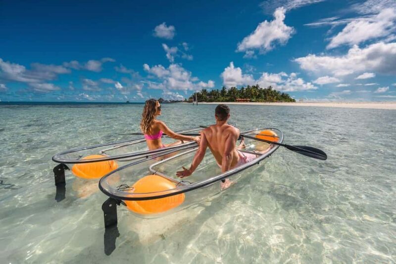 Zanzibar: Tandem Clear Kayak Tour & Dinner at The Rock - What’s Included & What’s Not