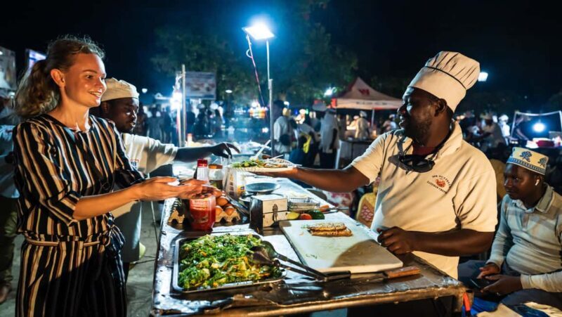 Zanzibar:Stone town Street food market walking tour,transfer - Key Points