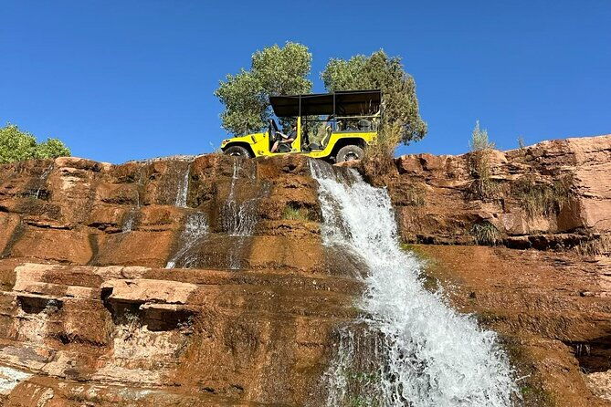 zion-hummer-tour-to-zion-waterfall-with-swimming