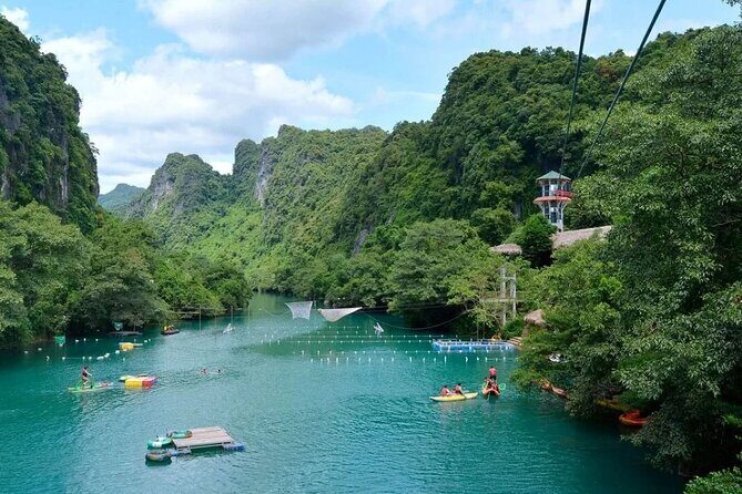 Zipline in Dark Cave Paradise Cave Tour From Dong Hoi Phong Nha - Departure and Pickup