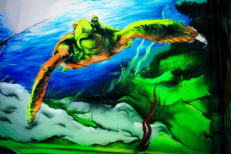 Zurich: Black Light Galaxy Minigolf - The Course Design and Layout